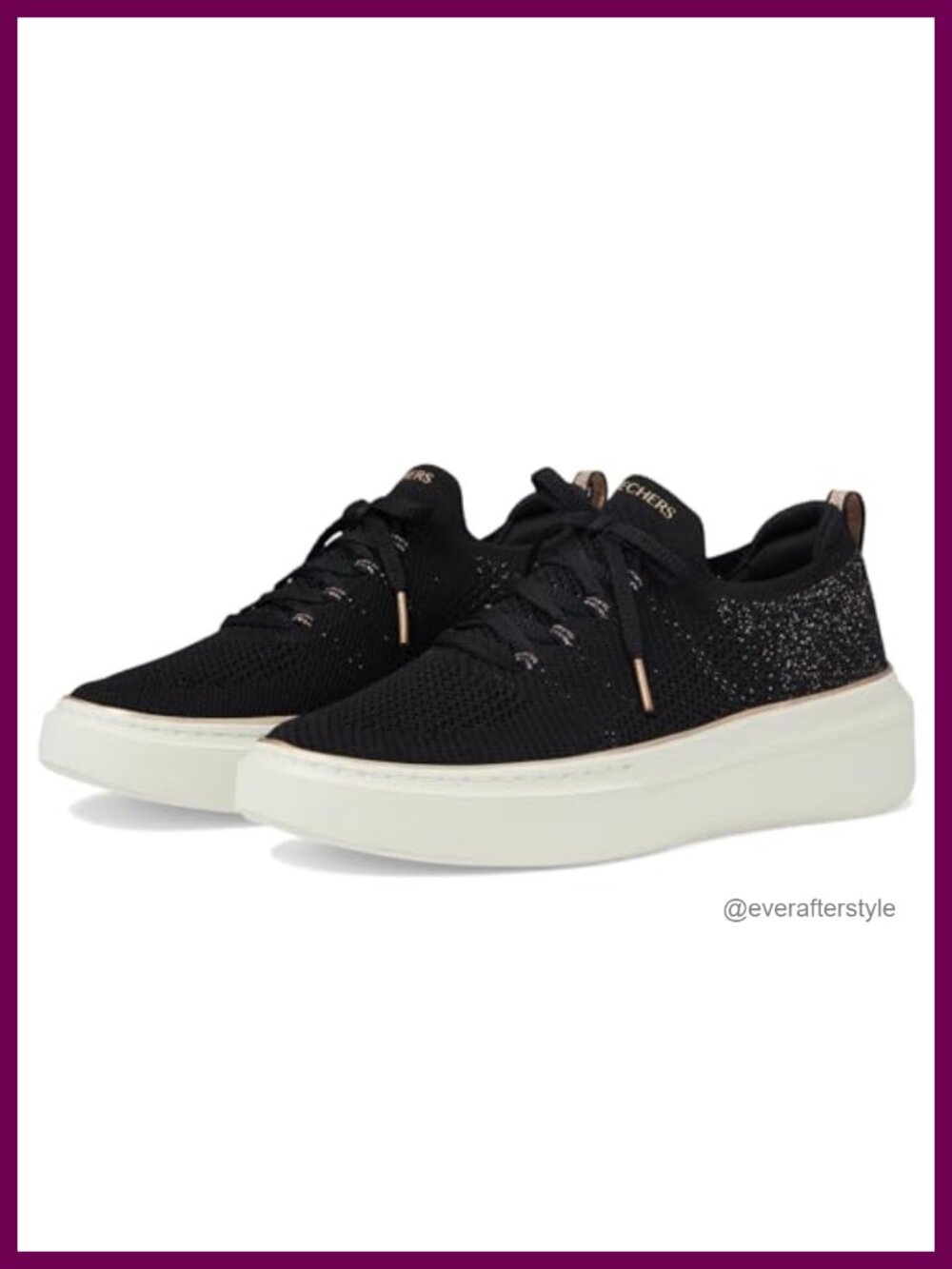 Skechers Cordova Classic Sparkling Dust Stretch Fit Vegan Sneakers